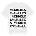 Menderes Mahallesi ordlek t-shirt
