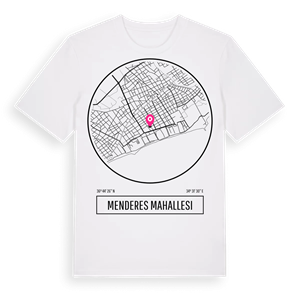 Menderes Mahallesi t-shirt – ekologisk bomull t-shirt från Pinshirt