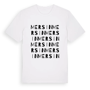 Mersin ordlek t-shirt – ekologisk bomull t-shirt från Pinshirt