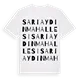 Sarıaydın Mahallesi ordlek t-shirt