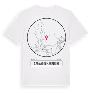 Sarıaydın Mahallesi t-shirt – ekologisk bomull t-shirt från Pinshirt