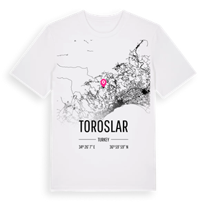 Toroslar karta t-shirt – ekologisk bomull t-shirt från Pinshirt