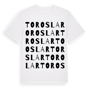 Toroslar ordlek t-shirt – ekologisk bomull t-shirt från Pinshirt