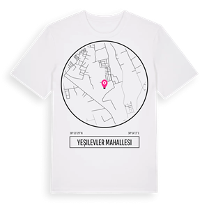 Yeşilevler Mahallesi t-shirt – ekologisk bomull t-shirt från Pinshirt