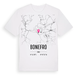 Bonefro karta t-shirt – ekologisk bomull t-shirt från Pinshirt