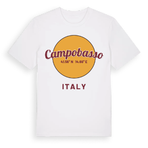 Campobasso cirkel t-shirt – ekologisk bomull t-shirt från Pinshirt
