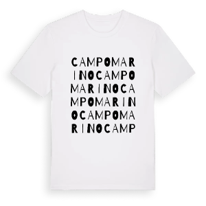 Campomarino ordlek t-shirt – ekologisk bomull t-shirt från Pinshirt