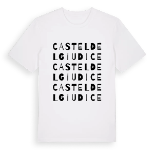 Castel del Giudice ordlek t-shirt – ekologisk bomull t-shirt från Pinshirt