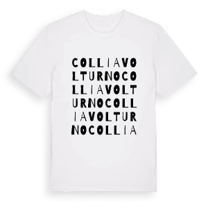 Colli a Volturno ordlek t-shirt – ekologisk bomull t-shirt från Pinshirt