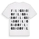 Filignano ordlek t-shirt