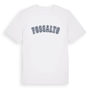 Fossalto college t-shirt – ekologisk bomull t-shirt från Pinshirt