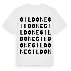 Gildone ordlek t-shirt – ekologisk bomull t-shirt från Pinshirt