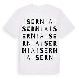 Isernia ordlek t-shirt – ekologisk bomull t-shirt från Pinshirt