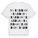 Miranda ordlek t-shirt