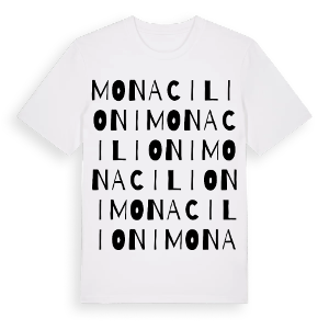 Monacilioni ordlek t-shirt – ekologisk bomull t-shirt från Pinshirt