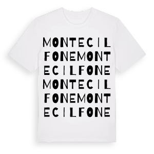 Montecilfone ordlek t-shirt – ekologisk bomull t-shirt från Pinshirt