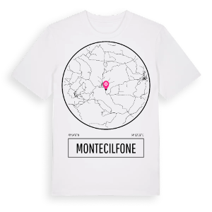 Montecilfone t-shirt – ekologisk bomull t-shirt från Pinshirt