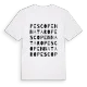 Pescopennataro ordlek t-shirt