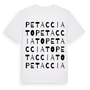 Petacciato ordlek t-shirt – ekologisk bomull t-shirt från Pinshirt