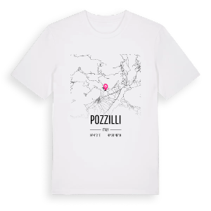 Pozzilli karta t-shirt – ekologisk bomull t-shirt från Pinshirt