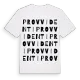 Provvidenti ordlek t-shirt