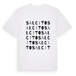 Salcito ordlek t-shirt – ekologisk bomull t-shirt från Pinshirt