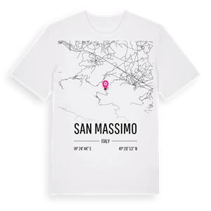 San Massimo karta t-shirt – ekologisk bomull t-shirt från Pinshirt