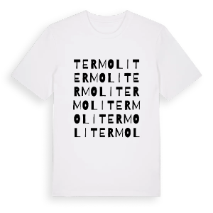 Termoli ordlek t-shirt – ekologisk bomull t-shirt från Pinshirt