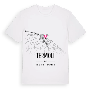 Termoli karta t-shirt – ekologisk bomull t-shirt från Pinshirt