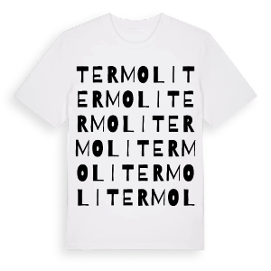 Termoli ordlek t-shirt – ekologisk bomull t-shirt från Pinshirt