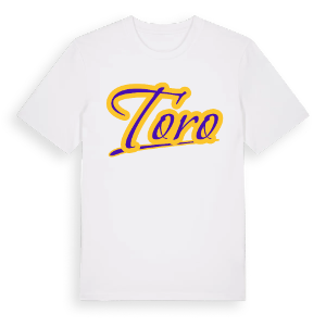 Toro baseball t-shirt – ekologisk bomull t-shirt från Pinshirt