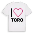 Jag älskar Toro t-shirt stort tryck
