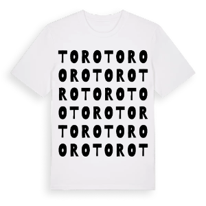 Toro ordlek t-shirt – ekologisk bomull t-shirt från Pinshirt