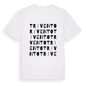 Trivento ordlek t-shirt – ekologisk bomull t-shirt från Pinshirt