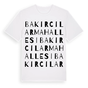 Bakırcılar Mahallesi ordlek t-shirt – ekologisk bomull t-shirt från Pinshirt