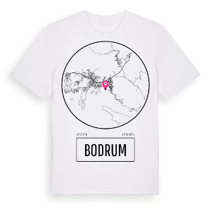 Bodrum t-shirt – ekologisk bomull t-shirt från Pinshirt