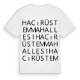 Hacırüstem Mahallesi ordlek t-shirt