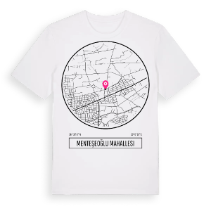 Menteşeoğlu Mahallesi t-shirt – ekologisk bomull t-shirt från Pinshirt