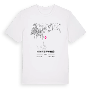 Patlangıç Mahallesi karta t-shirt – ekologisk bomull t-shirt från Pinshirt