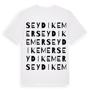 Seydikemer ordlek t-shirt – ekologisk bomull t-shirt från Pinshirt