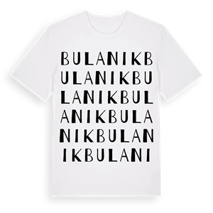 Bulanık ordlek t-shirt – ekologisk bomull t-shirt från Pinshirt