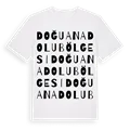 Doğu Anadolu Bölgesi ordlek t-shirt