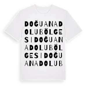Doğu Anadolu Bölgesi ordlek t-shirt – ekologisk bomull t-shirt från Pinshirt