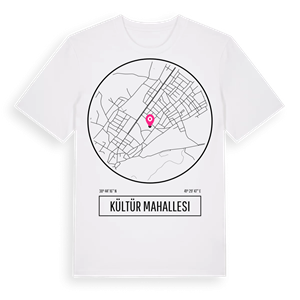 Kültür Mahallesi t-shirt – ekologisk bomull t-shirt från Pinshirt
