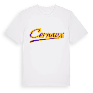 Cornaux baseball t-shirt – ekologisk bomull t-shirt från Pinshirt