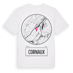 Cornaux t-shirt – ekologisk bomull t-shirt från Pinshirt