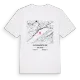 Lac de Neuchâtel (NE) karta t-shirt