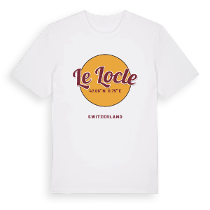 Le Locle cirkel t-shirt – ekologisk bomull t-shirt från Pinshirt