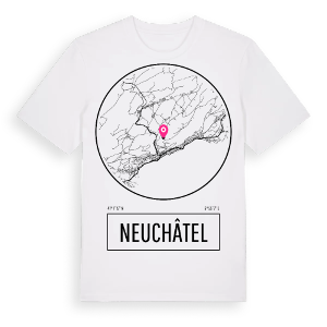Neuchâtel t-shirt – ekologisk bomull t-shirt från Pinshirt