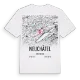 Neuchâtel karta t-shirt